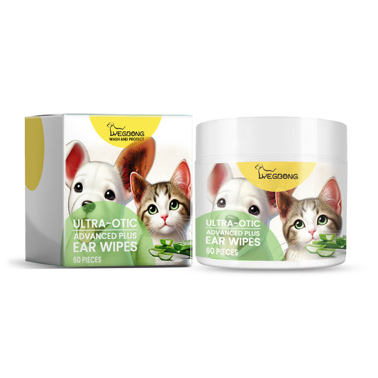 Yegbong Ear Cleaning Pad For Cats And Dogs Soothes Pet Ear Canal Discomfort And Cleans Ear Dirt