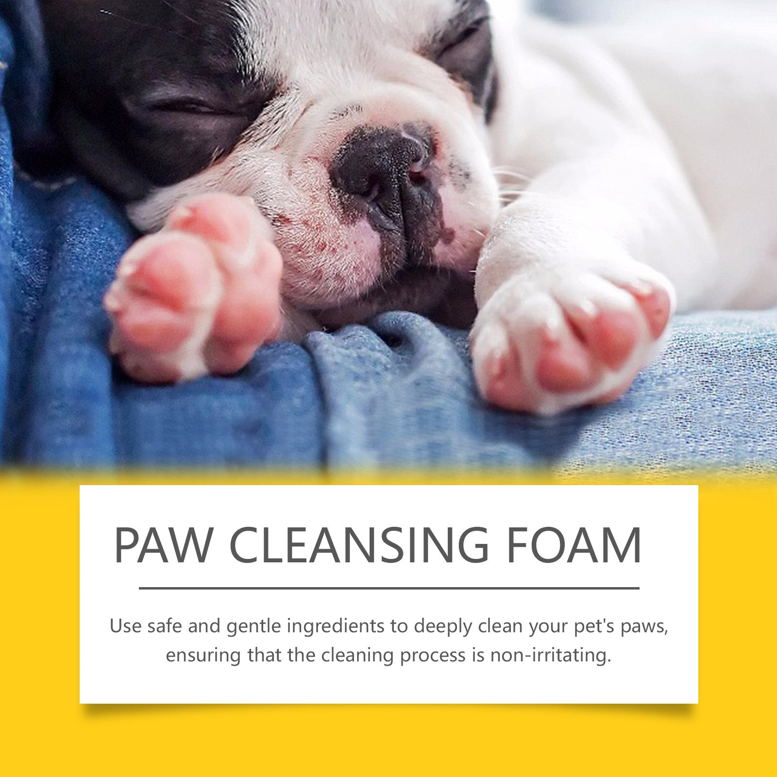 Yegbong Pet Foot Foam Cleanser Deep Cleaning Dog And Cat Foot Care Moisturizing