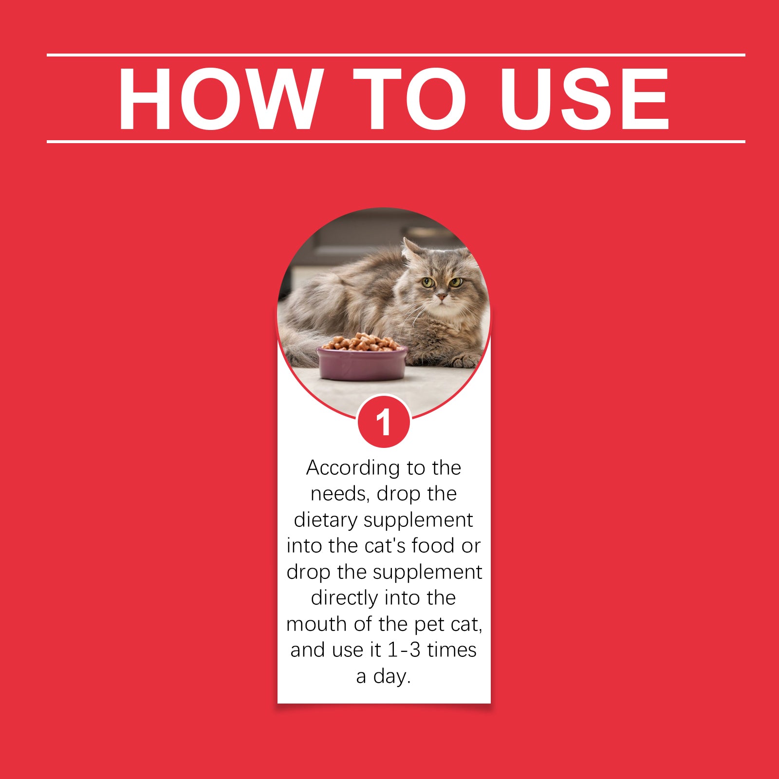Yegbong Pet Dietary Supplement, Take Care Of The Pet Body Discomfort Cat To Absorb Nutritional Supplements