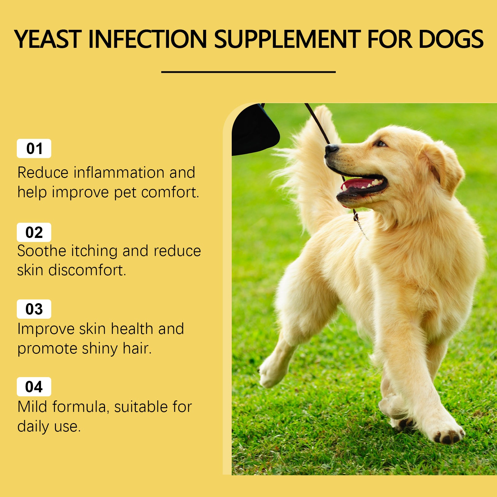 Yegbong Pet Herbal Supplement Herbal Yeast Supplement For Soothing Pet External Skin Care