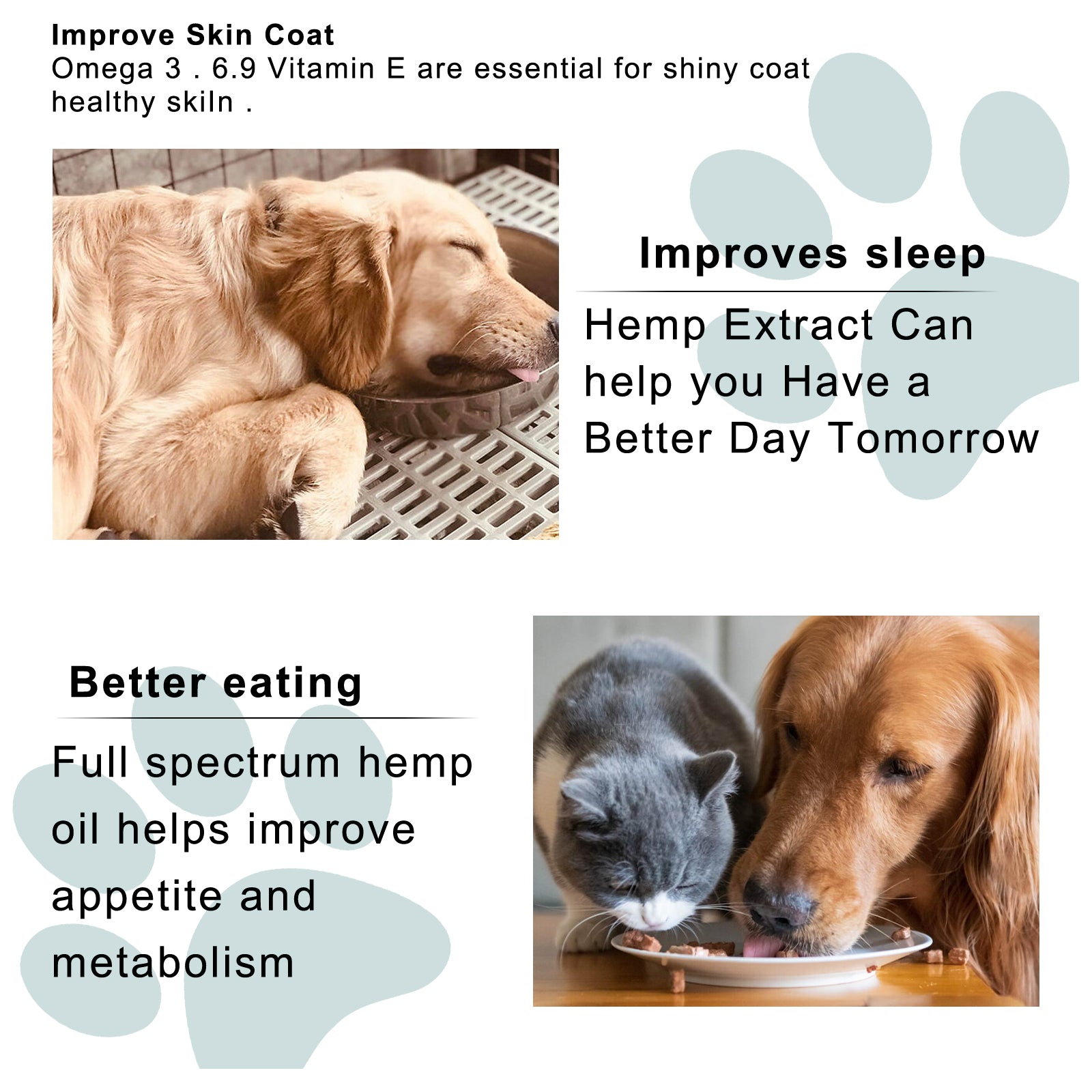 Yegbong Pet Care Oil Pet Cat And Dog Body Care Topical Moisturizing Massage Repair Essential Oil