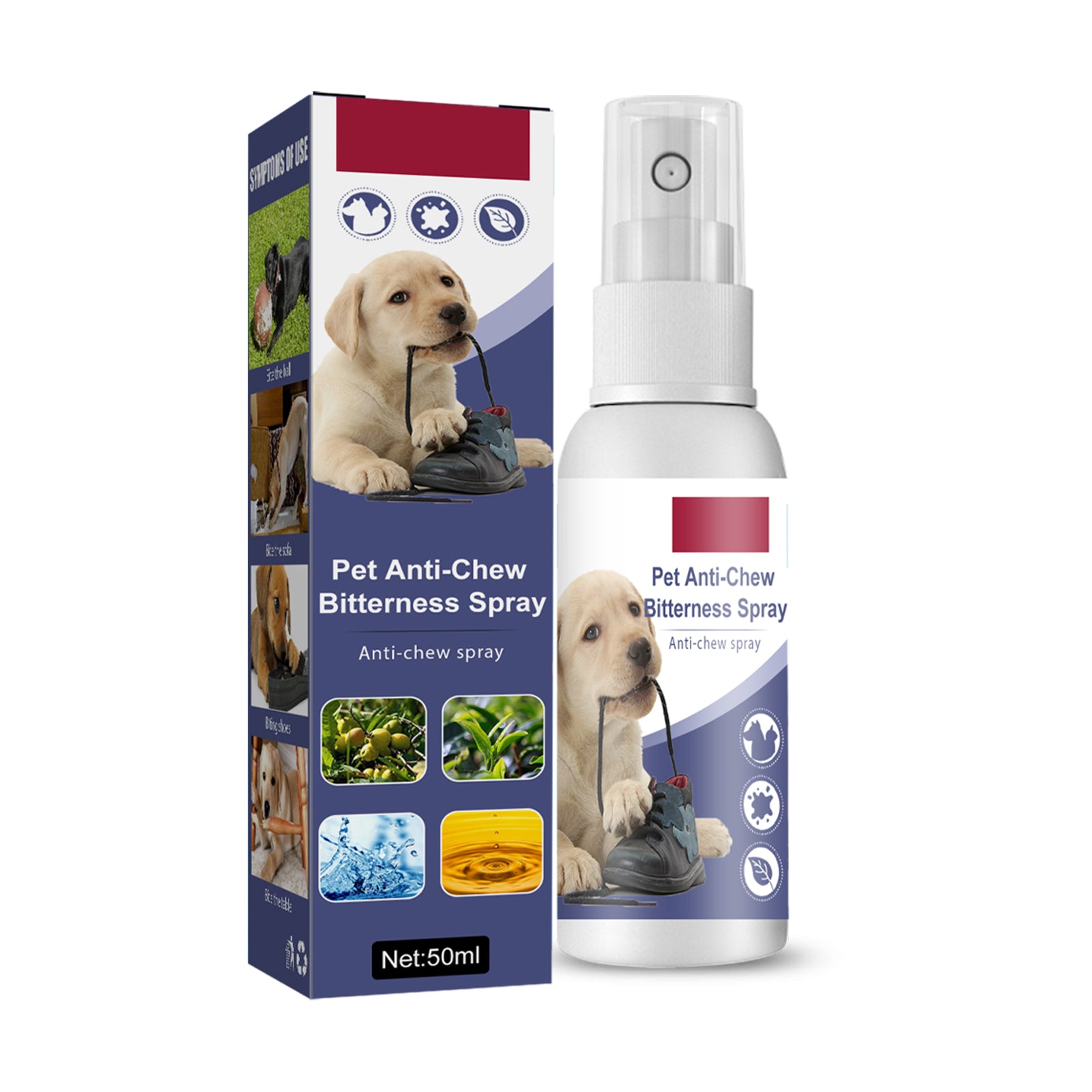 Yegbong Pet Bitter Anti-Biting Spray, Prevent Dogs Chewing Table And Chair Legs, Scratching Sofa Spray