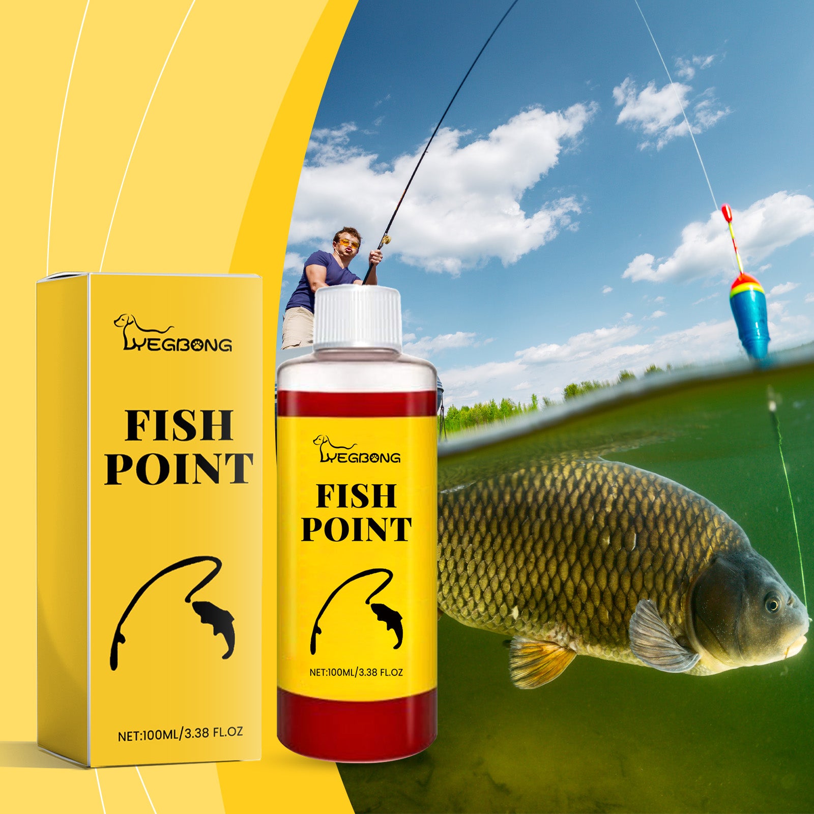 Hoegoa Red Bug Bait Bait Fish Feed Nutrient Fishing Wild Fishing Attractant Fish Attractant