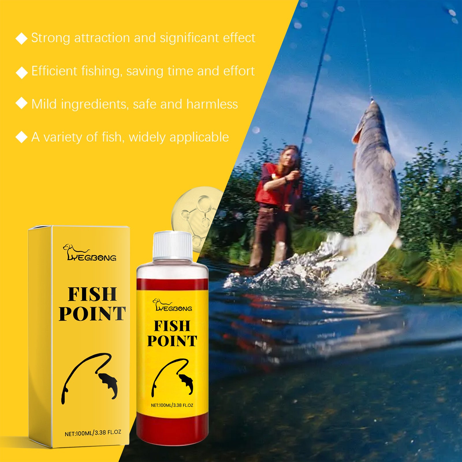 Hoegoa Red Bug Bait Bait Fish Feed Nutrient Fishing Wild Fishing Attractant Fish Attractant
