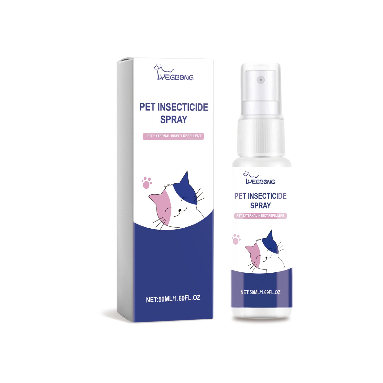 Yegbong Pet Deodorant Spray, Cat And Dog Flea Liquid Deodorant Body Deodorant Spray