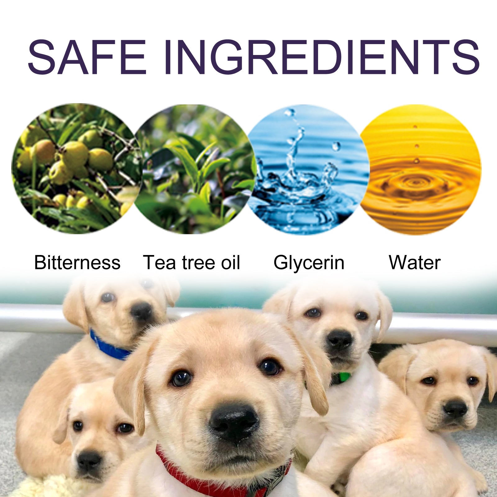 Yegbong Anti-Chewing Bitter Spray For Pets, Prevent Dogs Tearing Apart Homes Scratching And Biting Long-Lasting Indoor Repellent Spray