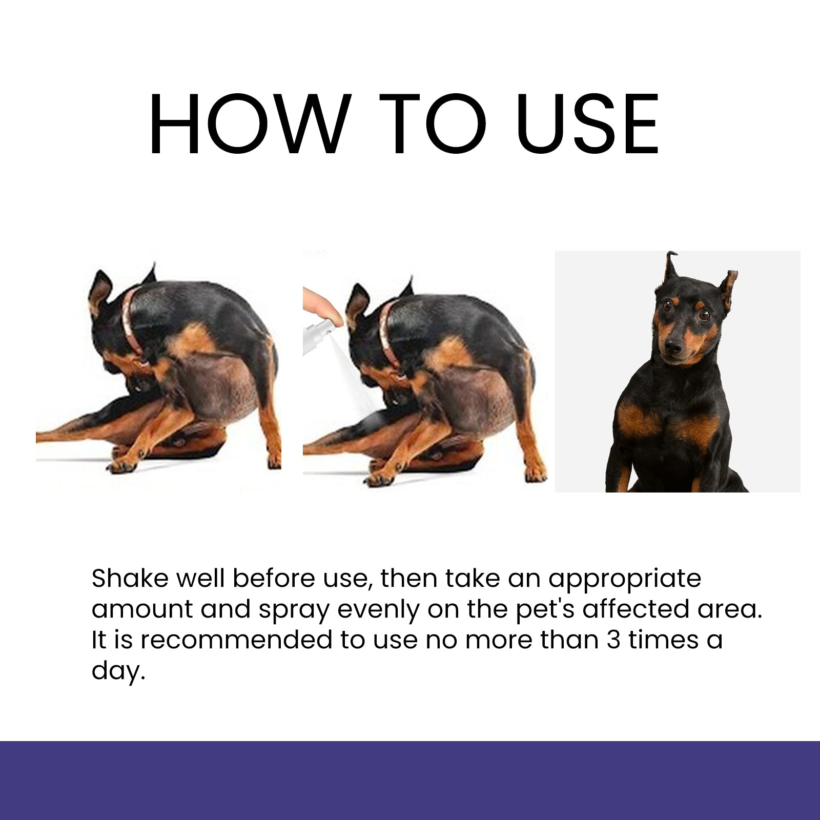 Yegbong Pet Anti-Itch Spray, Pet Universal Cleaning And Soothing Skin Fur For Anti-Mite Anti-Bug Anti-Itch Spray