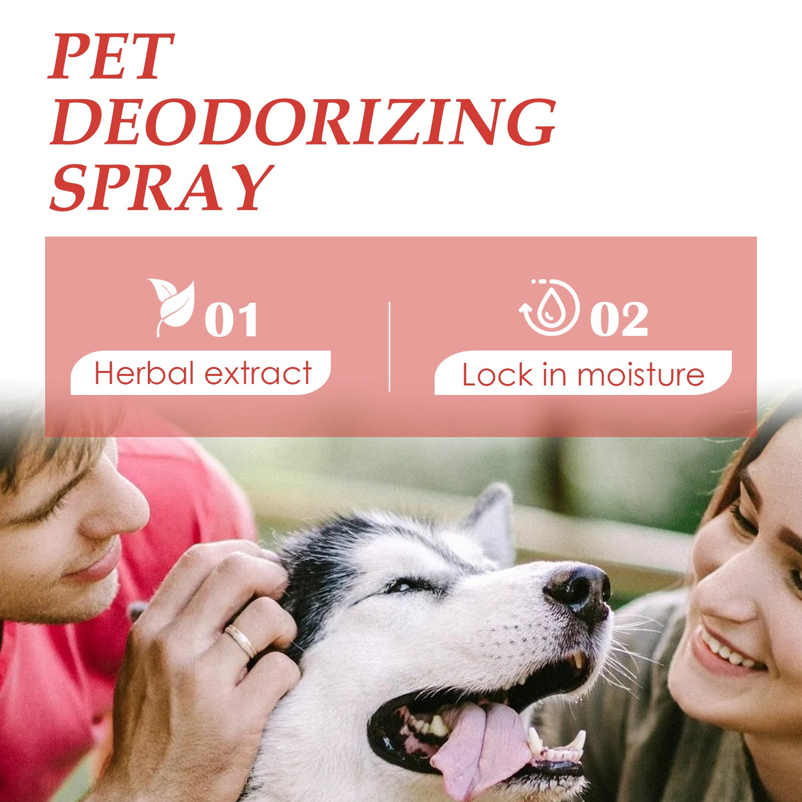 Yegbong Pet Deodorant Spray, Indoor Cat And Dog Deodorizer Stay Fragrance Refreshing Spray