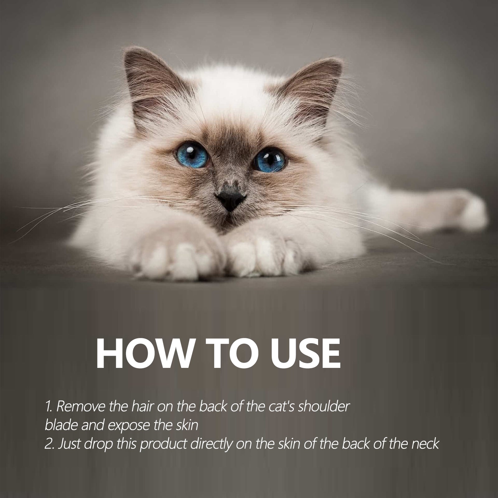Yegbong Pet Anti-Flea Tick Agent, External Deworming Skin Cleaning Tick Drops For Cats And Dogs