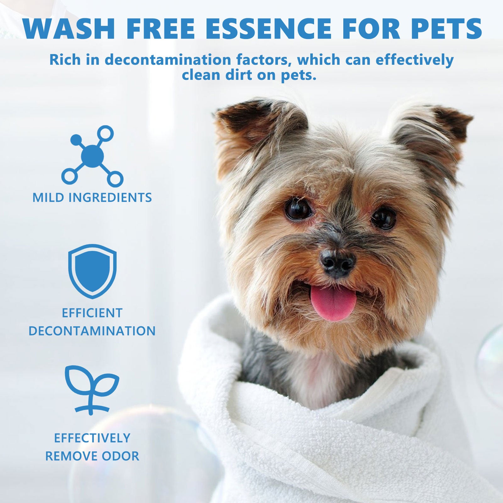 Yegbong Pet Leave-In Serum Water Free Deodorization For Cats And Dogs Clean And Supple Hair Retention Care