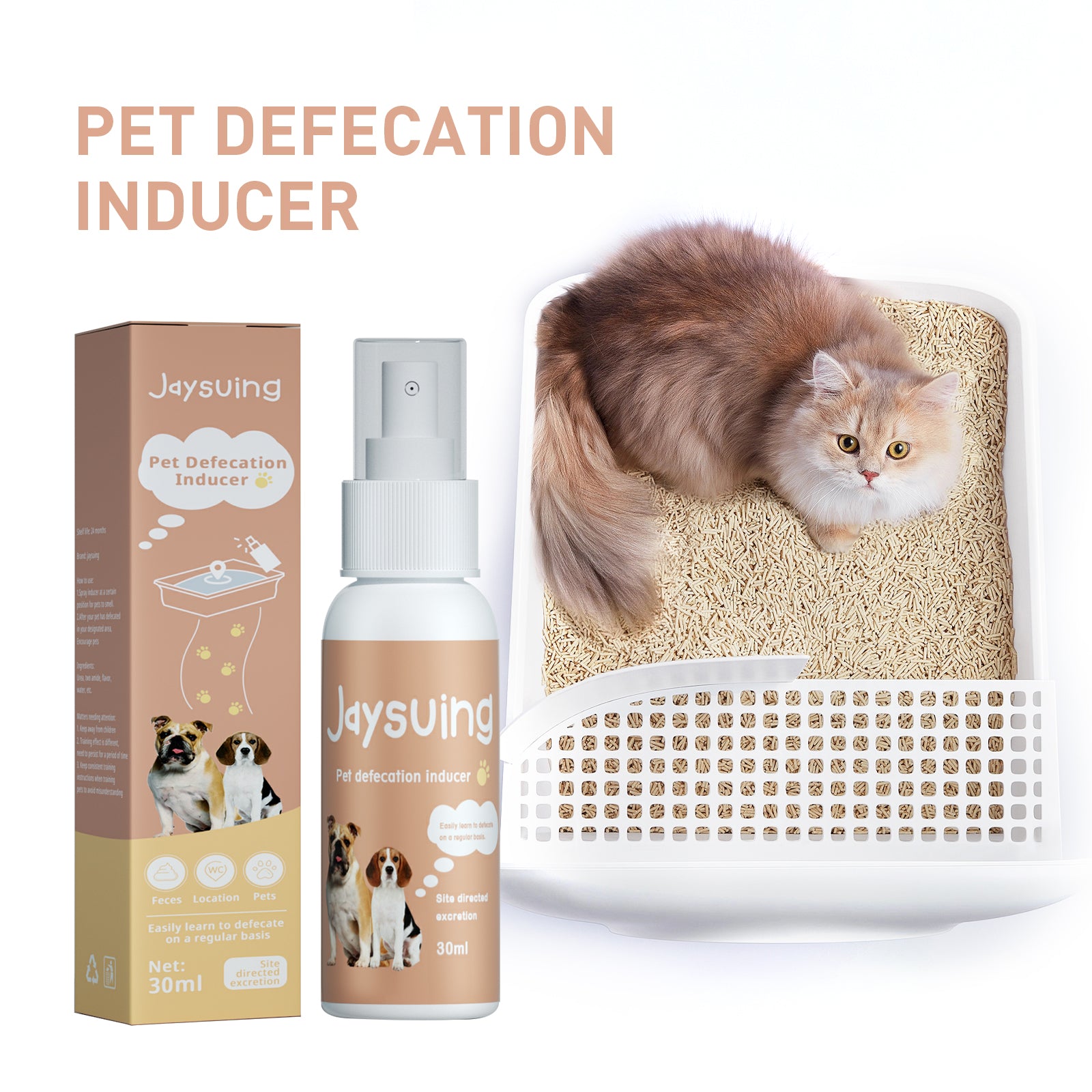 Jaysuing Pet Defecation Inducer, Pet Spot Training Toilet Induction Pet Toilet Inducer
