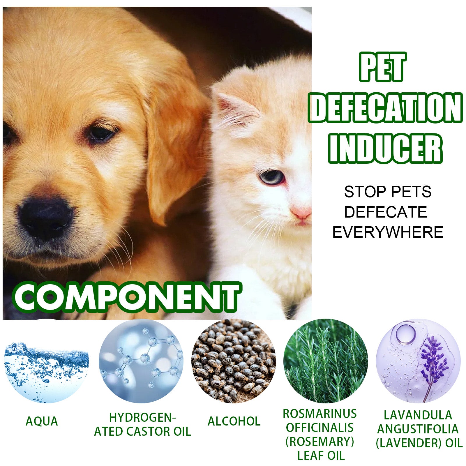Yegbong Pet Location-Based Defecation Inducers, Pet Toilet Inducer Urine Locator Toilet Training Agent
