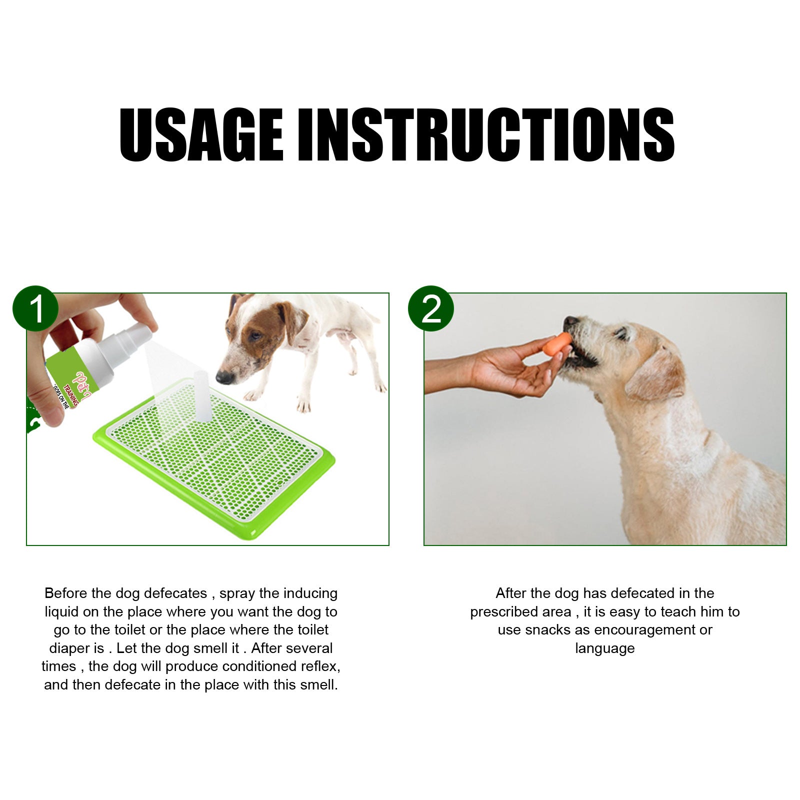 Yegbong Pet Location-Based Defecation Inducers, Pet Toilet Inducer Urine Locator Toilet Training Agent